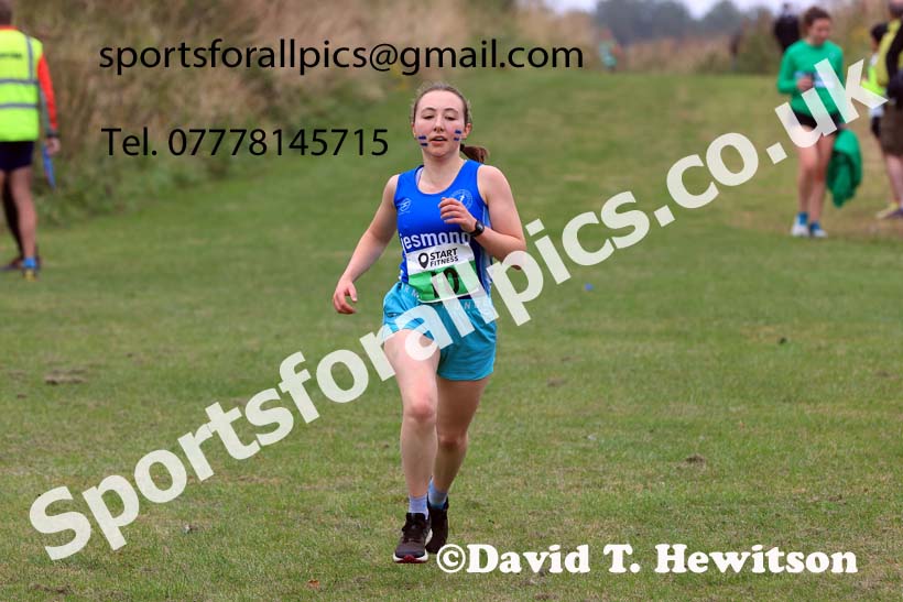 Senior Women and Veterans Relay, 2024 Sunderland XC Relays.  Photo: David T. Hewitson/Sports for All Pics